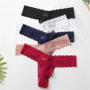 Floral G String panties