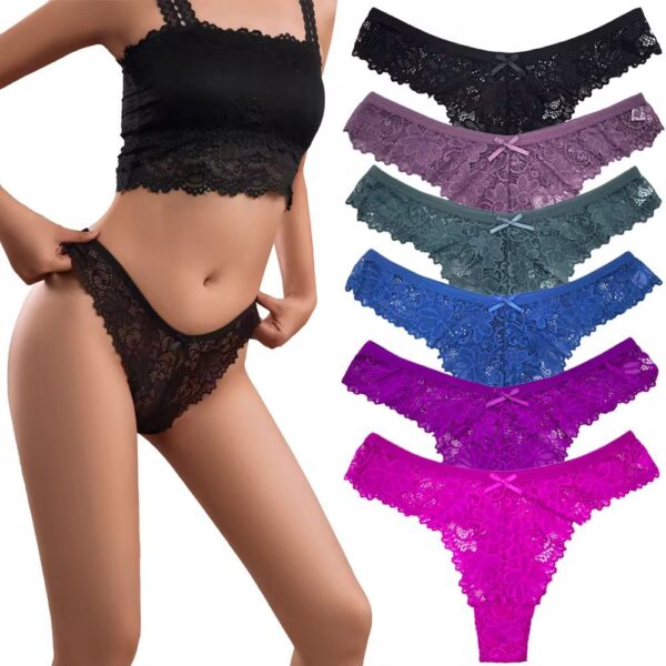 Floral G String panties - Image 5