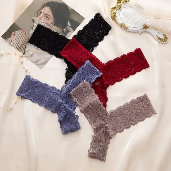 Floral G String panties - Image 2